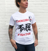 ISAMU Kyokushin Fighter 'Jakku' T-shirt Wit