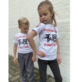 ISAMU Kyokushin Kids  Fighter 'Jakku' T-shirt Wit