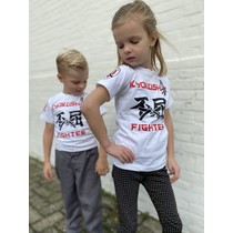 Kyokushin Kids  Fighter 'Jakku' T-shirt White