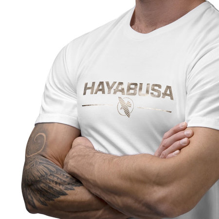 HAYABUSA Hayabusa Metallic Logo T-shirt White SALE!!