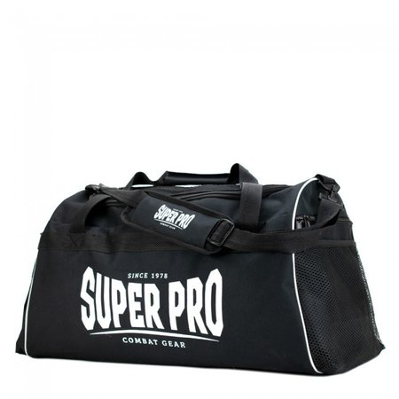 Super Pro Super Pro Combat Gear Gym Sports Bag Black / White