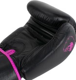 Super Pro Super Pro Combat Gear Warrior Lederen (kick)bokshandschoenen Zwart/Roze