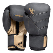 Hayabusa T3 LX Boxing Gloves Obsidian Gold