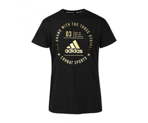 black white and gold adidas shirt