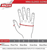 RDX SPORTS RDX MMA Grappling Handschoenen F15 Zwart