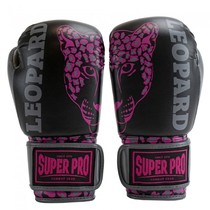 Super Pro Boxing Gloves Kids Leopard