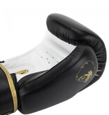 Super Pro Super Pro Combat Gear Warrior Lederen (kick)bokshandschoenen Zwart/Goud