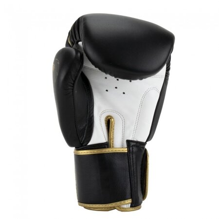 Super Pro Super Pro Combat Gear Warrior Leather (kick)boxing gloves Black/Gold