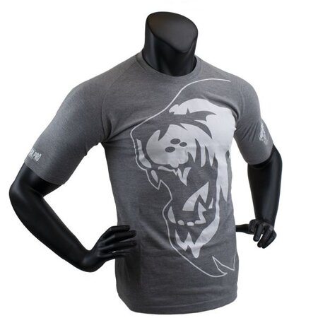 Super Pro Super Pro T-Shirt Lion Logo Gray/White