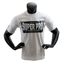 Super Pro T-Shirt Block-logo Wit/Zwart