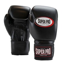 Super Pro Combat Gear leather Thai-Pro Kickboxing gloves