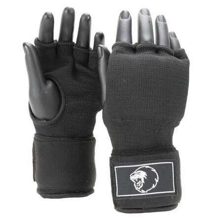 Super Pro Super Pro Inner Gloves With Wraps- Black