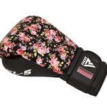 RDX SPORTS RDX Sports FL5 Floral Boxing Gloves - Black