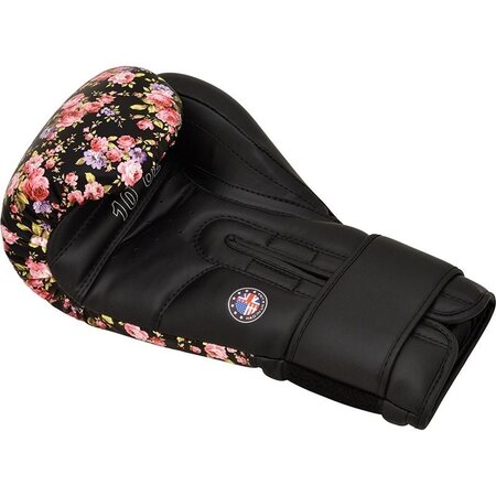 RDX SPORTS RDX Sports FL5 Floral Boxing Gloves - Black