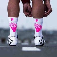 Aloha White Bike Classic chaussette pour velo