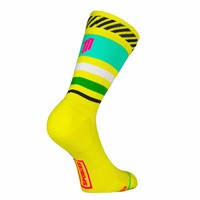 thumb-Sporks Lima Limon Yellow Running socks-1