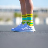 thumb-Sporks Lima Limon Yellow Running socks-2