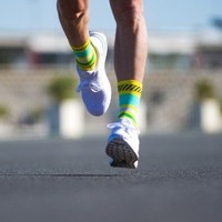thumb-Sporks Lima Limon Yellow Running socks-3