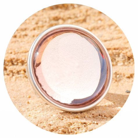 Silberner Ring CALÓ vintage rose