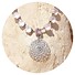Silberne Collier MANDALA