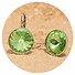 Silberner Ohrring RIVOLI K Peridot