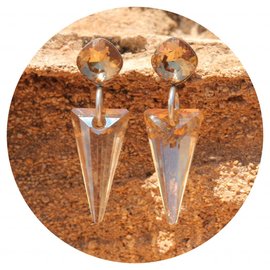 Silberner Ohrstecker SPIKE
