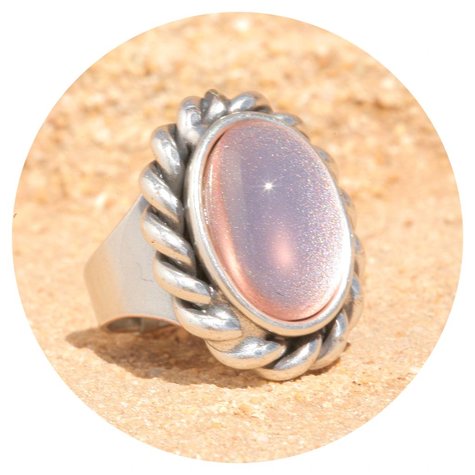 Silberner Ring OVANUM silberrose
