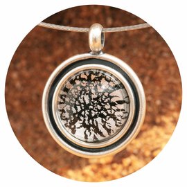 Silberner Anhänger UFO