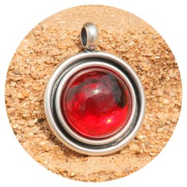 Silberner Anhänger UFO