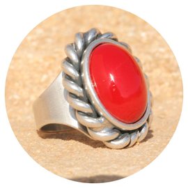 Silberner Ring OVANUM