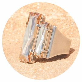 Silberner Ring BAGUETTE