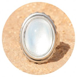 Silberner Ring OVO