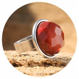 Silberner Ring ME