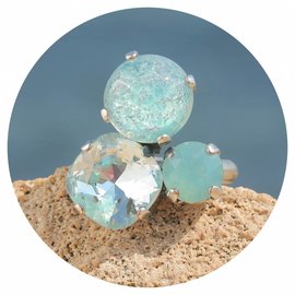 Silberner Ring TROIS12