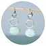Silberner Ohrring CERCLE