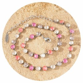 Silbernes Collier TENNIS