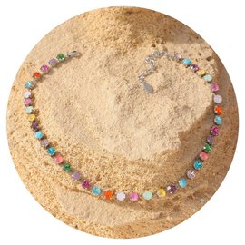 Silbernes Collier SK