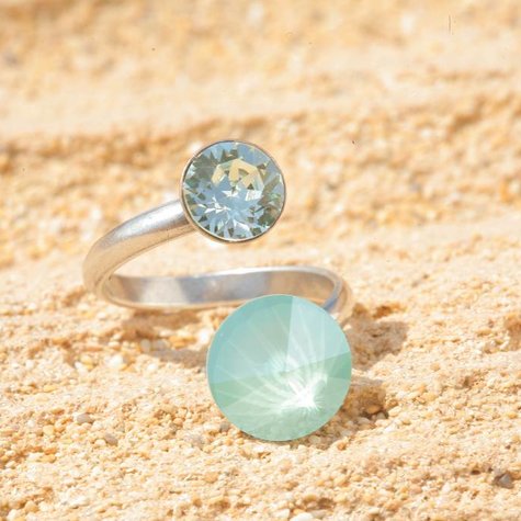Silberner Ring SÈTE mint