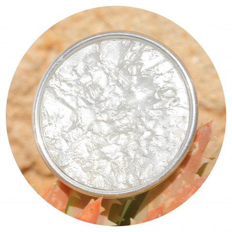 artjany Ring mit einem Cabochon in white patina