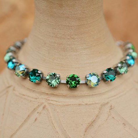 Silbernes Armband TENNIS erinite shimmer mix