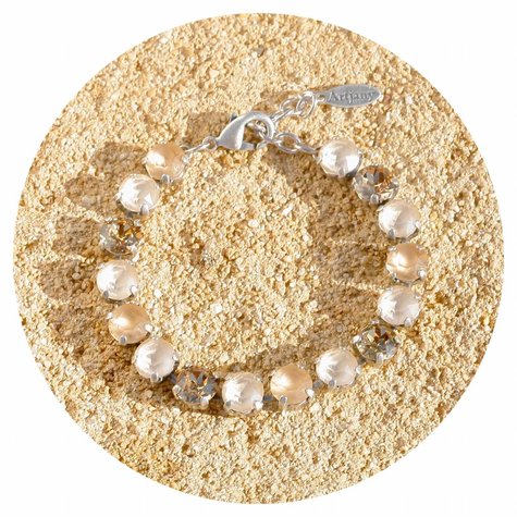 Silbernes Armband TENNIS light leo mix