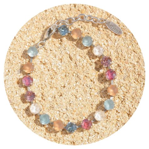 Silbernes Armband TENNIS retro mix
