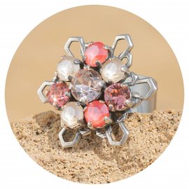 Silberner Ring FLEUR