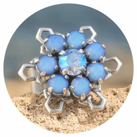 Silberner Ring FLEUR