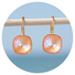 Goldener Ohrring CUSHION