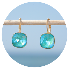 Goldener Ohrring CUSHION