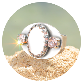 Silberner Ring NOVAS