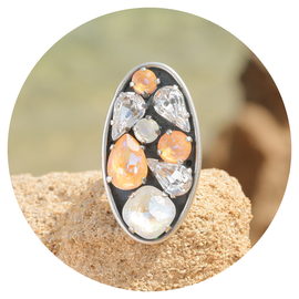 Silberner Ring EIGHTY