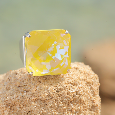 Silberner Ring DICE sunflower deLite