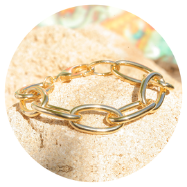 Goldenes Armband ELIPSE